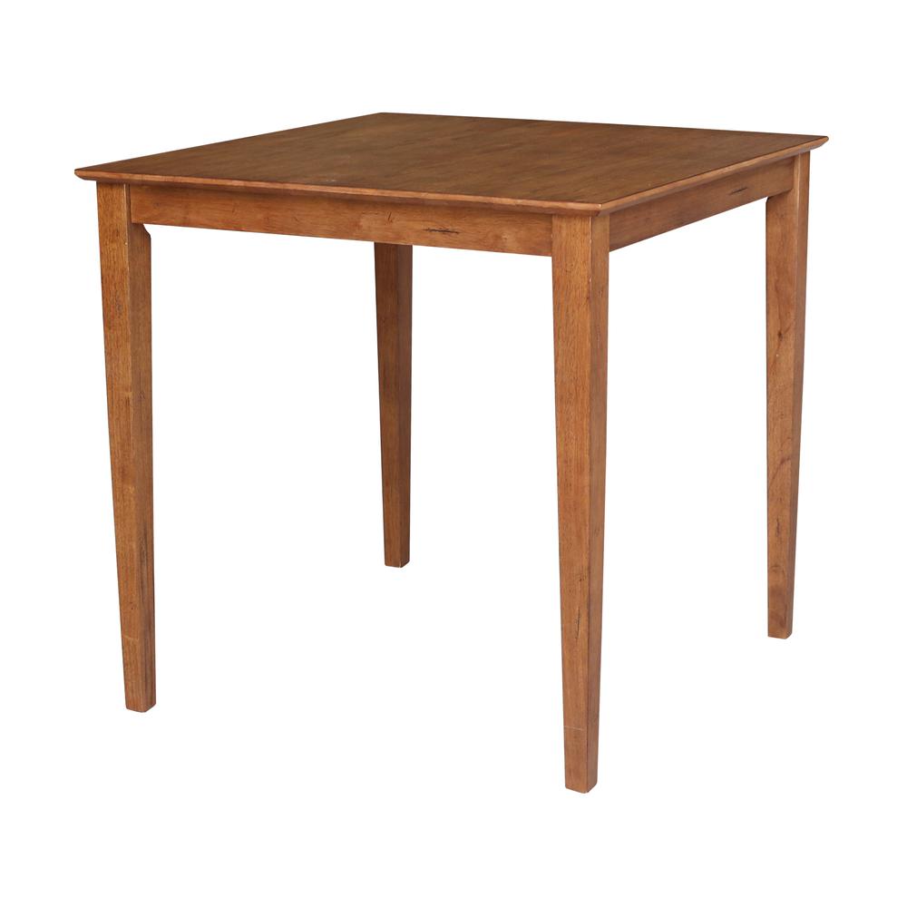 36 x 36 in. Counter Height Dining Table with Shaker Styled Legs. Picture 3