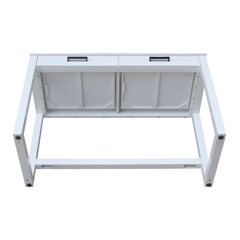 Carson Desk with Two Drawers. Picture 3