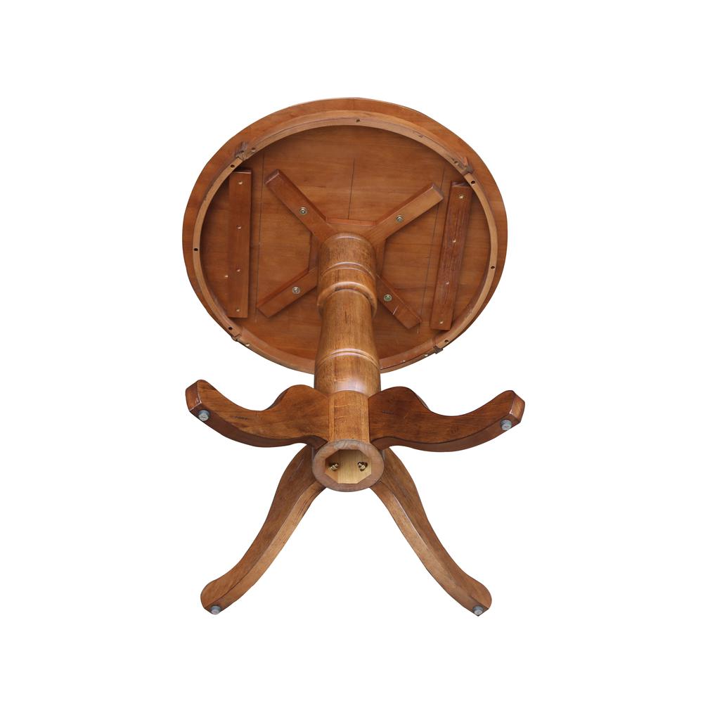 30" Round Top Pedestal Table - 35.1"Height. Picture 2