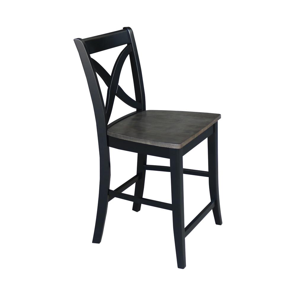 Cosmo Counter height Stool - 24" Seat Height , Coal. Picture 6