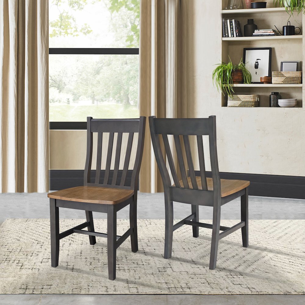 Set of Two Cafe Dining Chairs. Picture 10