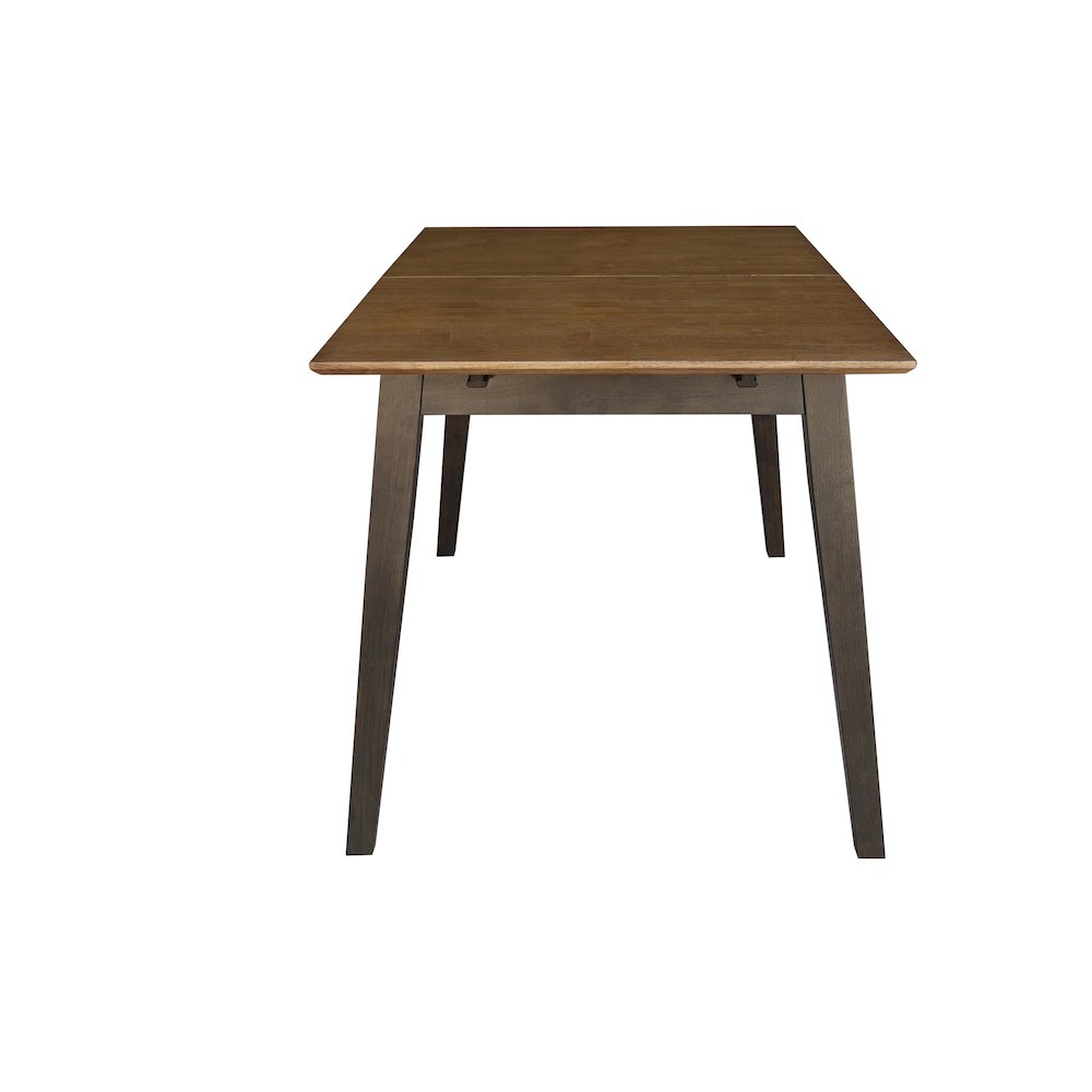 60" Butterfly Extension Dining Table, Modern Industrial Dining Table. Picture 7