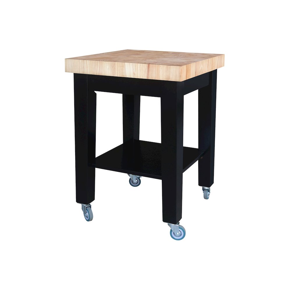 Solid Wood Kitchen Island. Picture 1