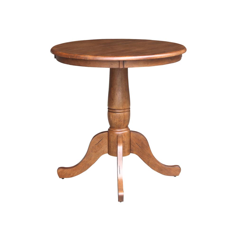 30" Round Top Pedestal Table - 29.1"Height. Picture 2
