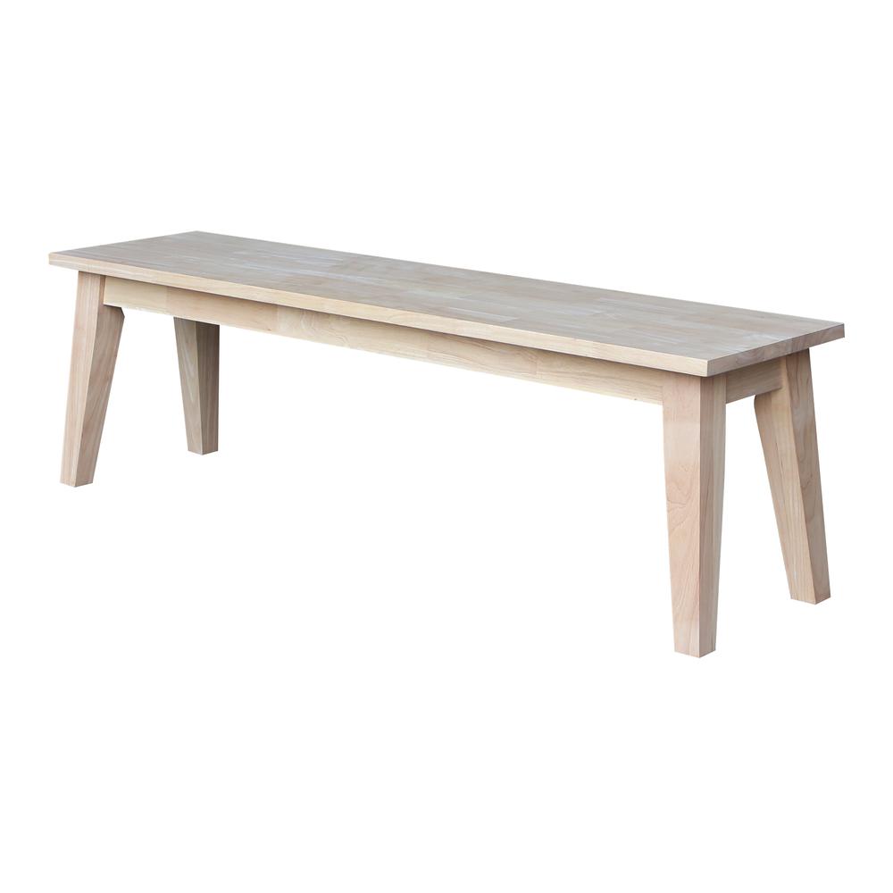 Boulder Solid Wood Bench. Picture 1