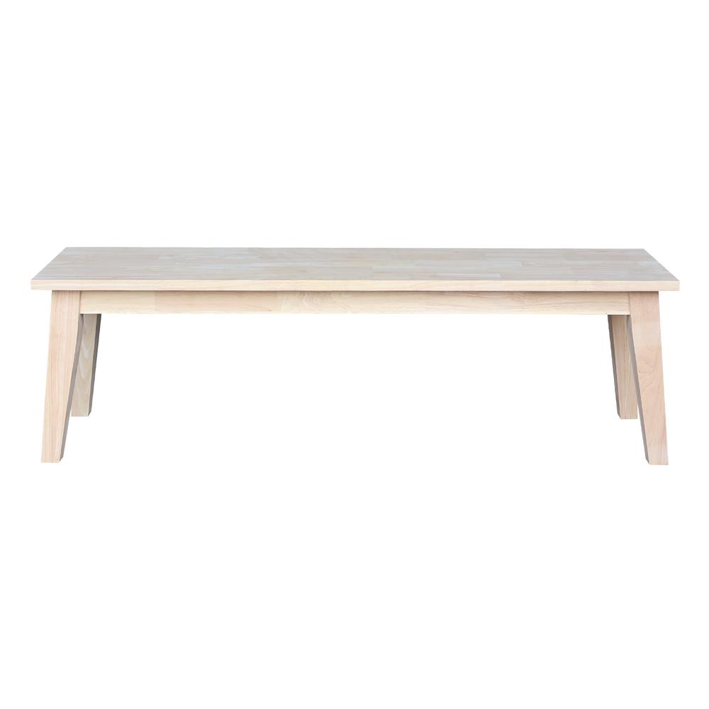 Boulder Solid Wood Bench. Picture 3