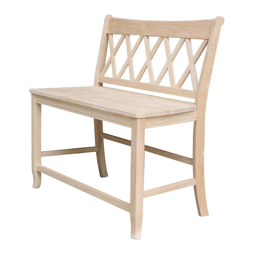 Double X-Back Bench - 24" Seat Height- 557158. Picture 3