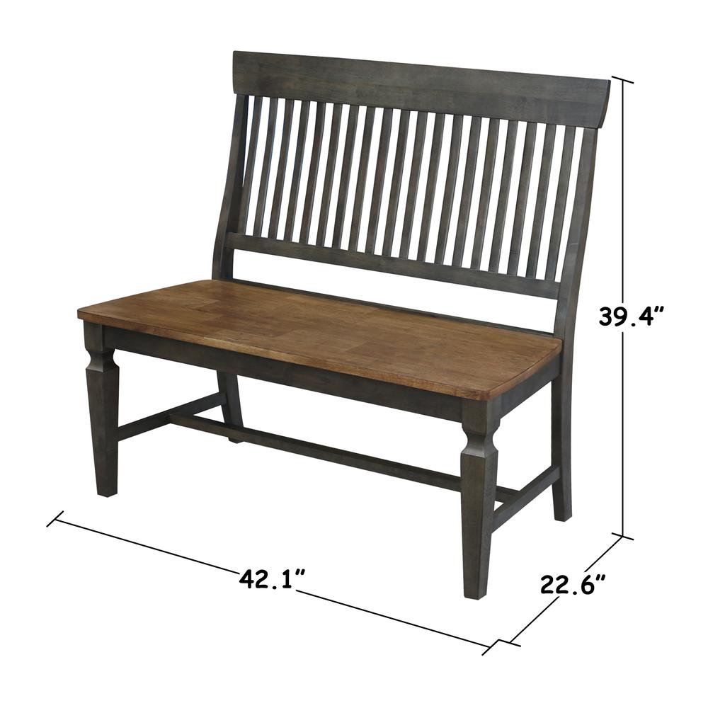 Vista Slatback Bench. Picture 6