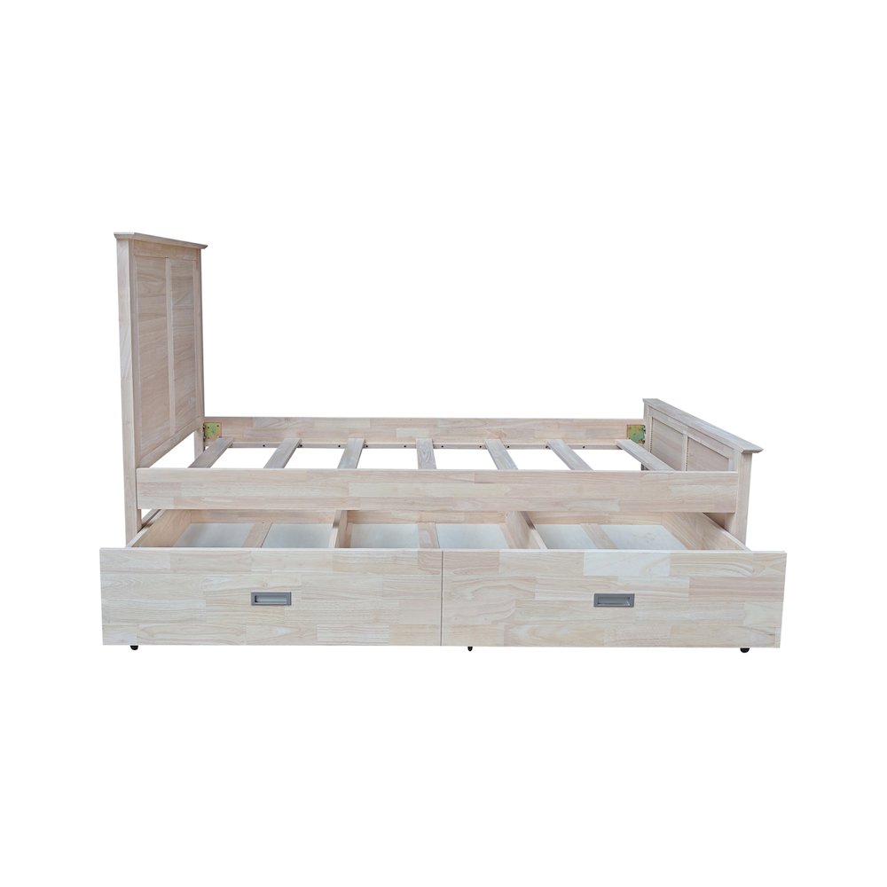 Heritage Solid Wood Twin Trundle Bed. Picture 6