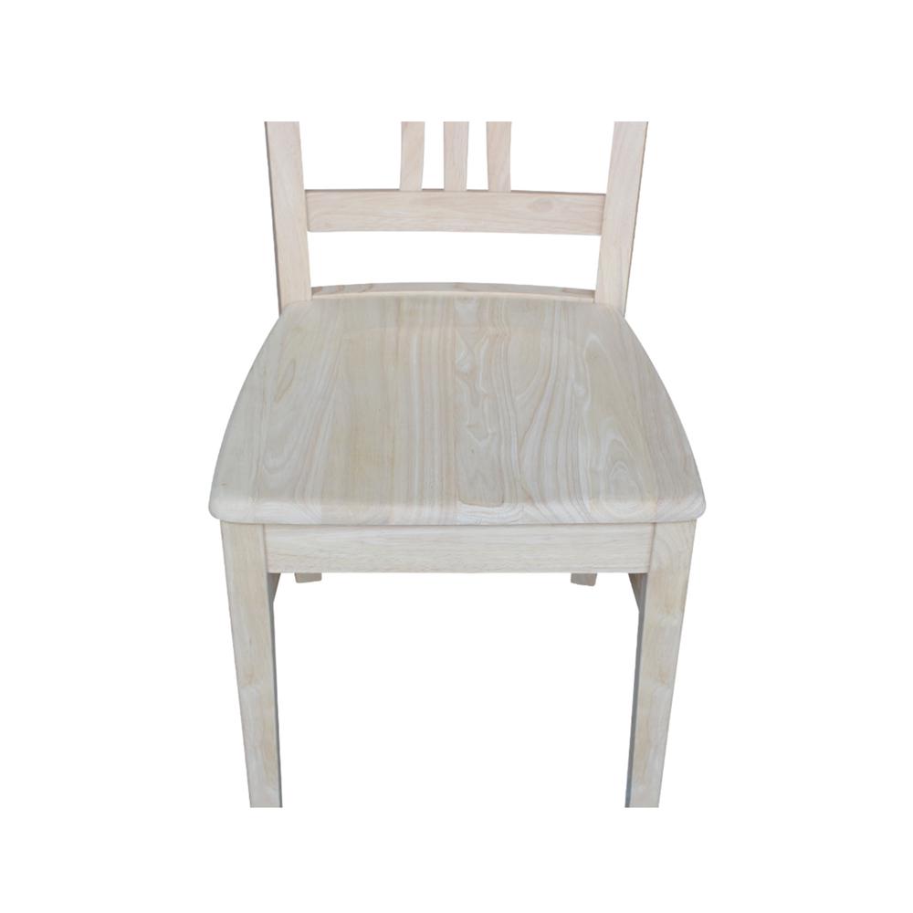Set of Two Fanback Chair s, Unfinished. Picture 3