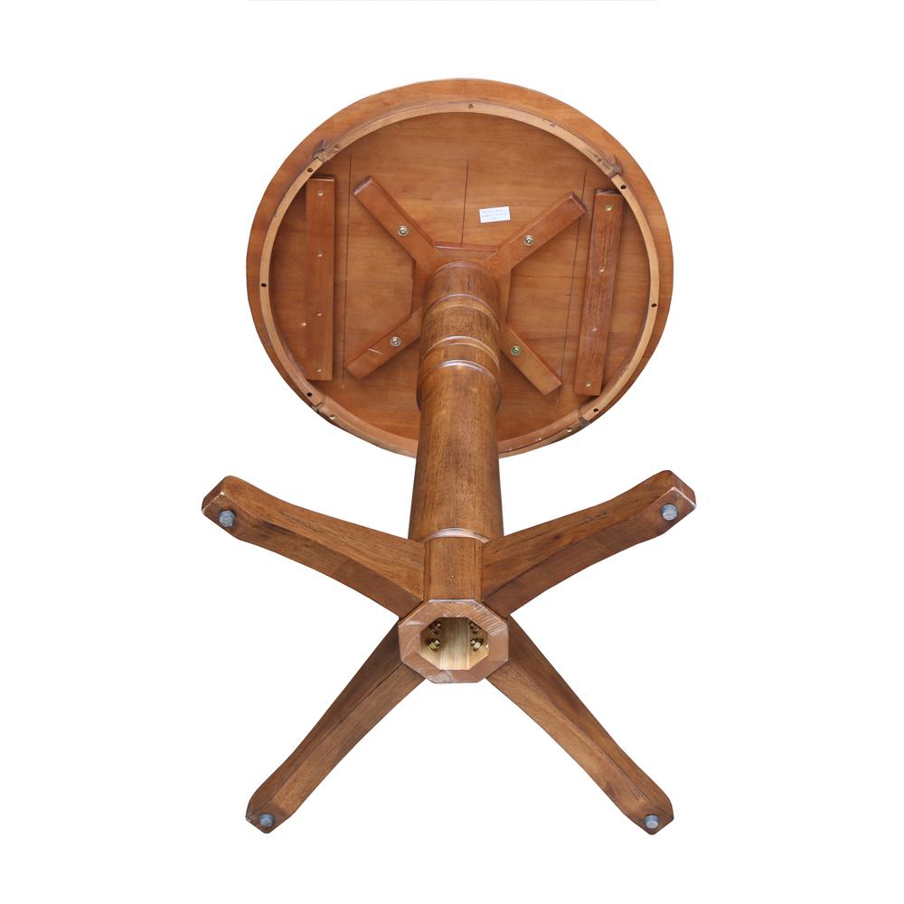 30" Round Top Pedestal Table - 41.9" Height. Picture 2