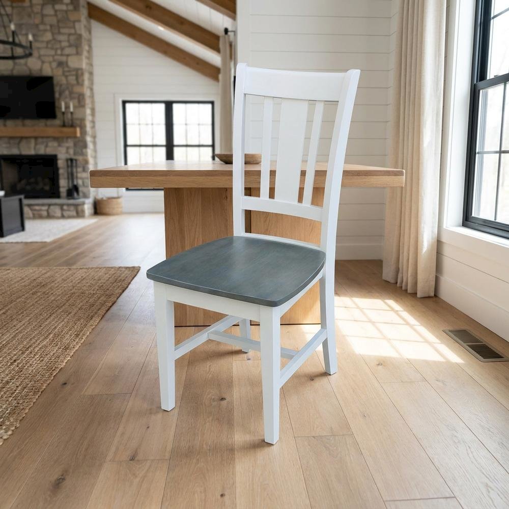 Solid Hardwood Splatback Dining Chair for Kitchen and Dining Room. Picture 4