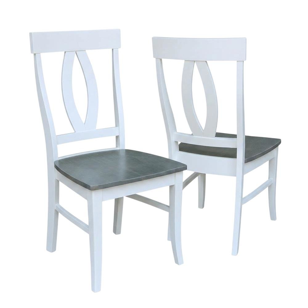 Solid Wood Dining Chairs with Hardwood Frame for Dining Room, Set of 2. Picture 1