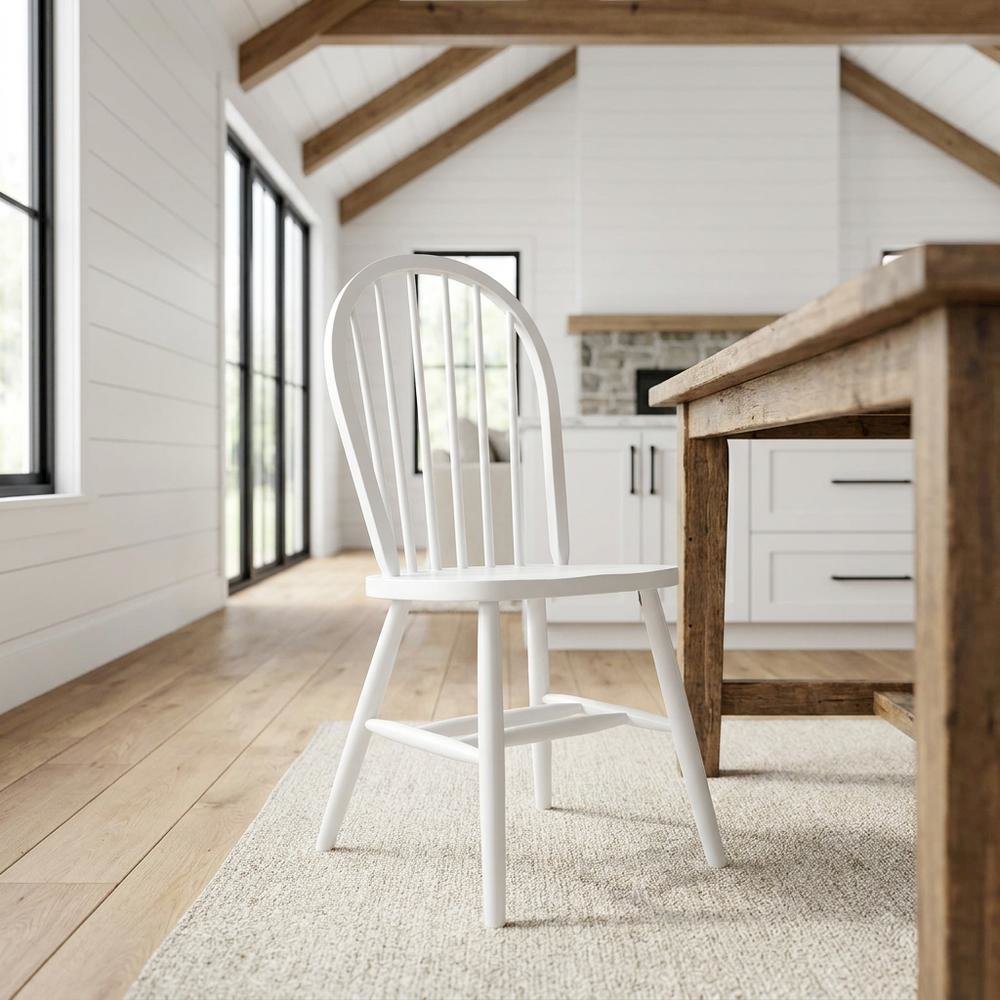 Parawood Windsor Spindle Chair with Spindleback for Dining Room. Picture 4