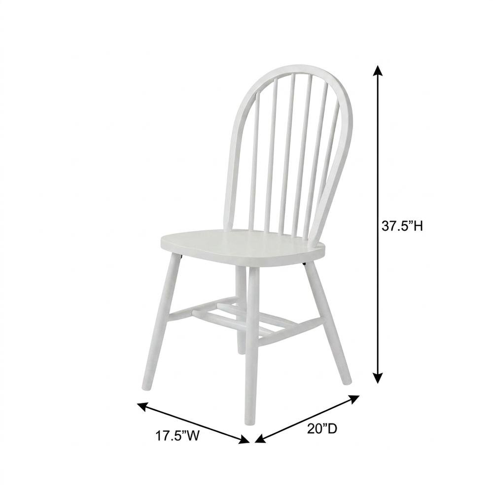 Parawood Windsor Spindle Chair with Spindleback for Dining Room. Picture 5
