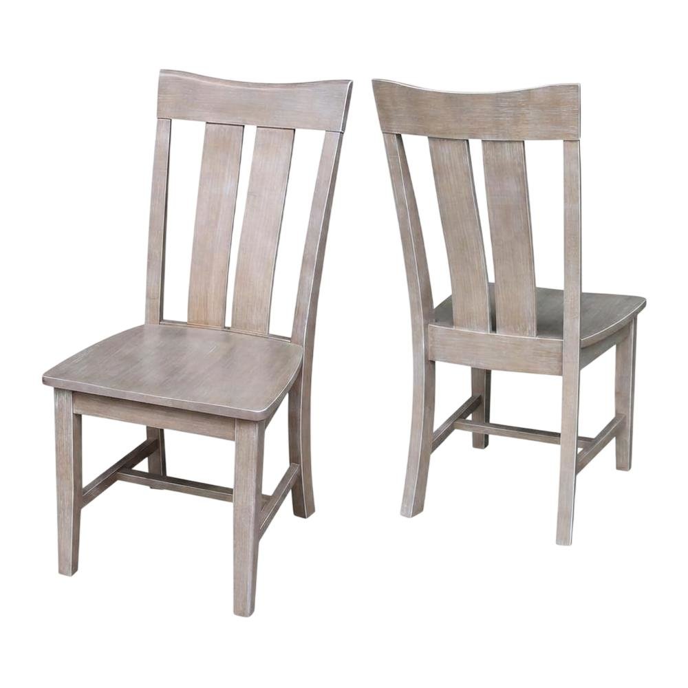 Solid Wood Dining Chair with Curved Back for Modern Dining Room. Picture 1