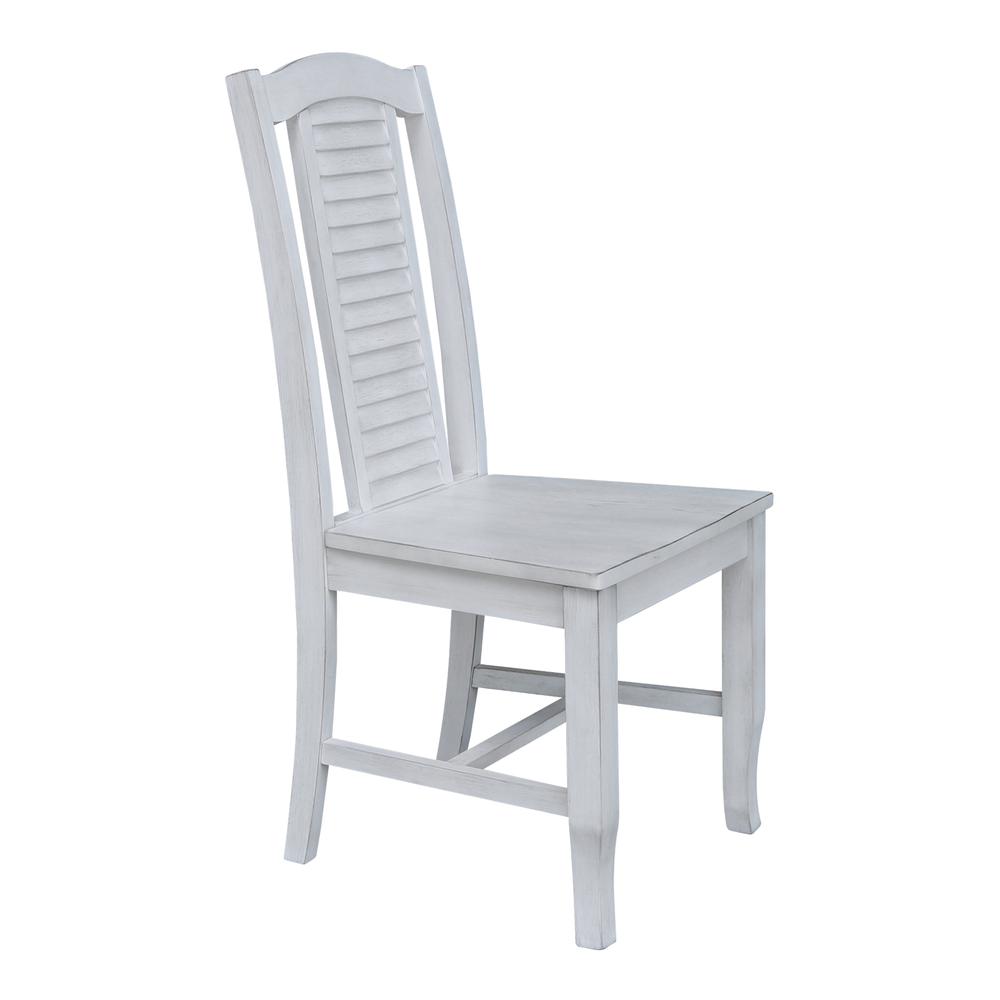 Seaside Chairs, Set of 2, Antique Chalk. Picture 5