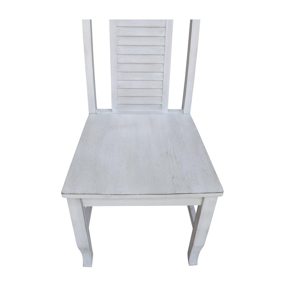Seaside Chairs, Set of 2, Antique Chalk. Picture 7