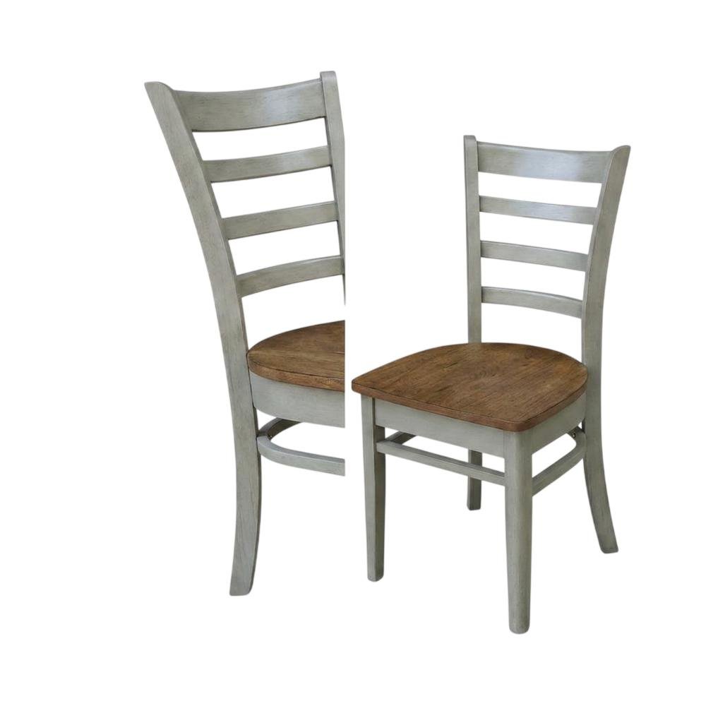 Hardwood Side Chair with Wipe-Clean Seat for Living Room or Dining. Picture 3