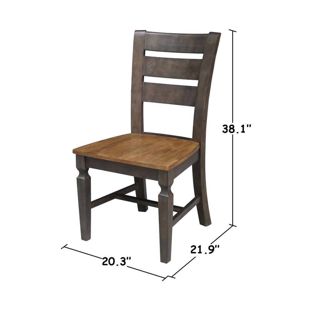 Vista Ladderback Chair - Set of 2 Chairs. Picture 10