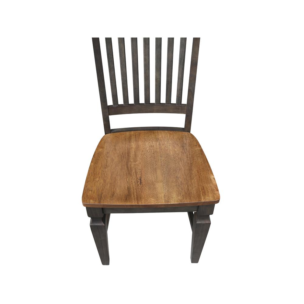 Vista Slat Back Chair - Set of 2 Chairs. Picture 8