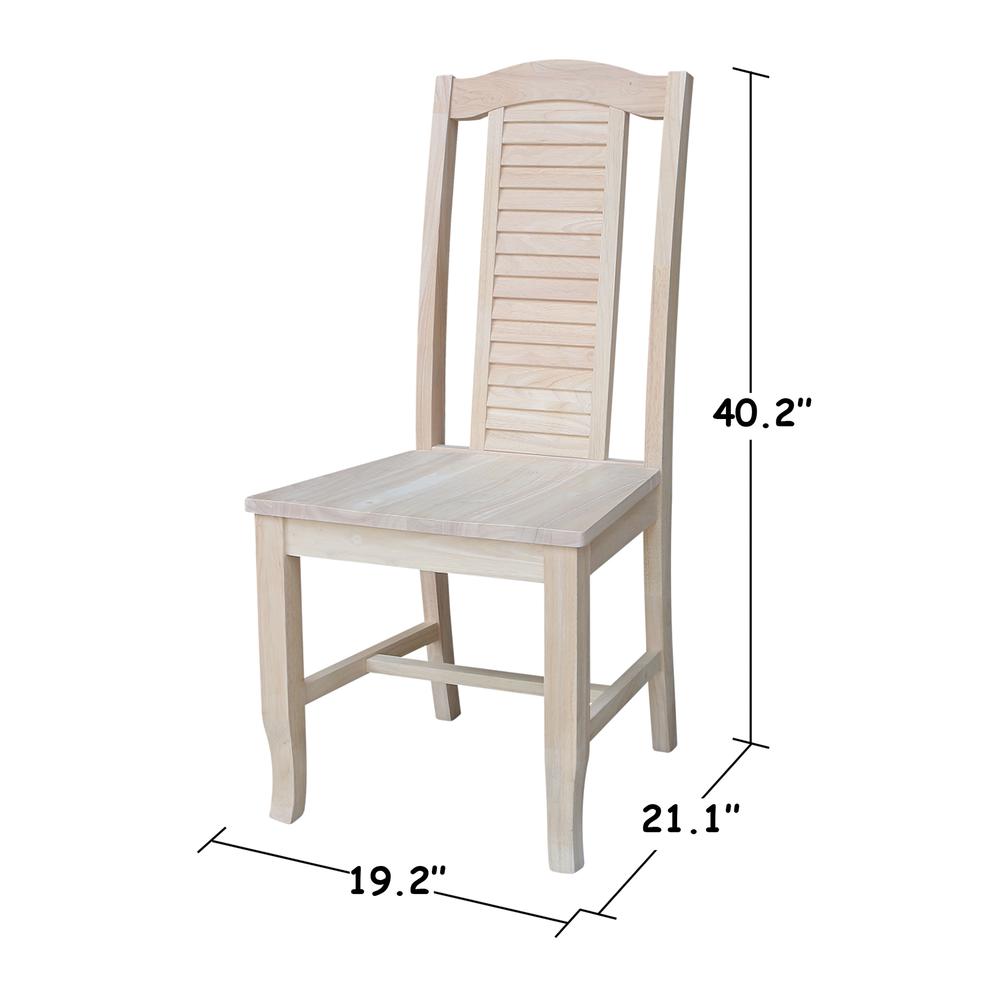 Seaside Chairs, Set of 2, Ready to finish. Picture 2