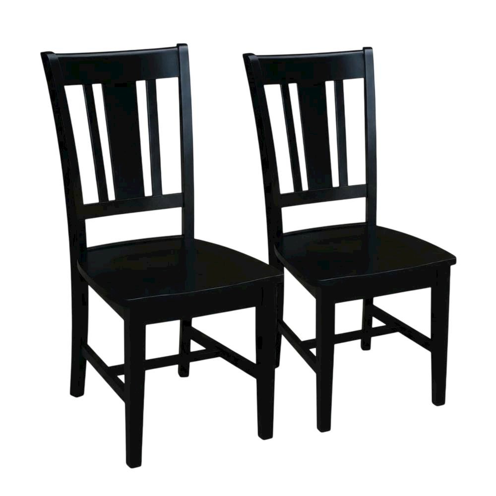 Solid Wood Dining Chairs with Splatback Design for Dining Room. Picture 1
