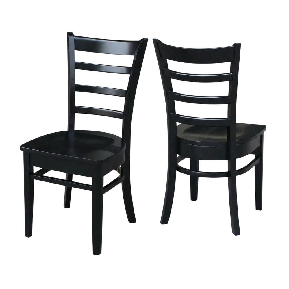Solid Hardwood Dining and Living Room Side Chair with Classic Frame. Picture 1
