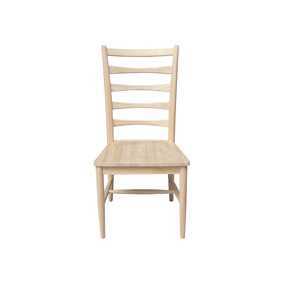 Set of Two Solid Wood Haven Dining Chairs, Unfinished. Picture 6