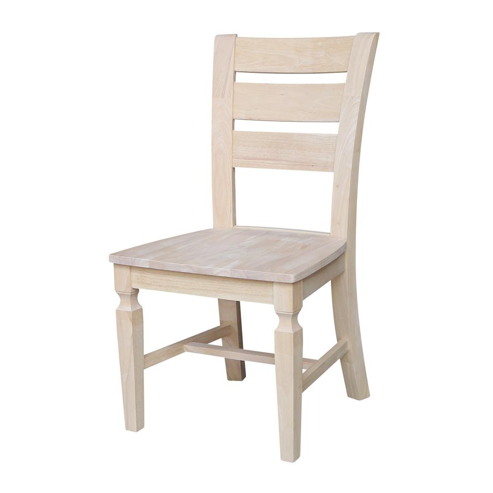 Vista Ladderback Chairs, Set of 2, Ready to finish. Picture 9