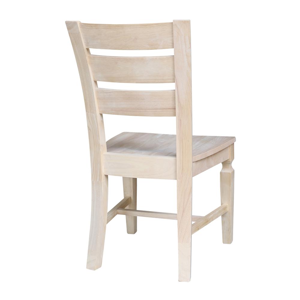 Vista Ladderback Chairs, Set of 2, Ready to finish. Picture 1