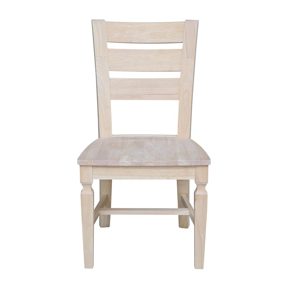 Vista Ladderback Chairs, Set of 2, Ready to finish. Picture 5