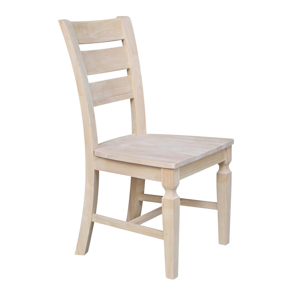 Vista Ladderback Chairs, Set of 2, Ready to finish. Picture 6