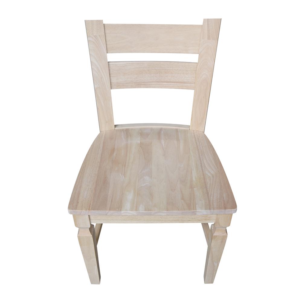 Vista Ladderback Chairs, Set of 2, Ready to finish. Picture 8