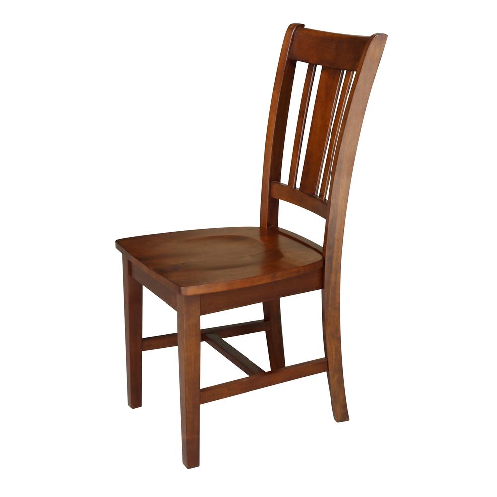 San Remo Splatback Chair, Espresso. Picture 6
