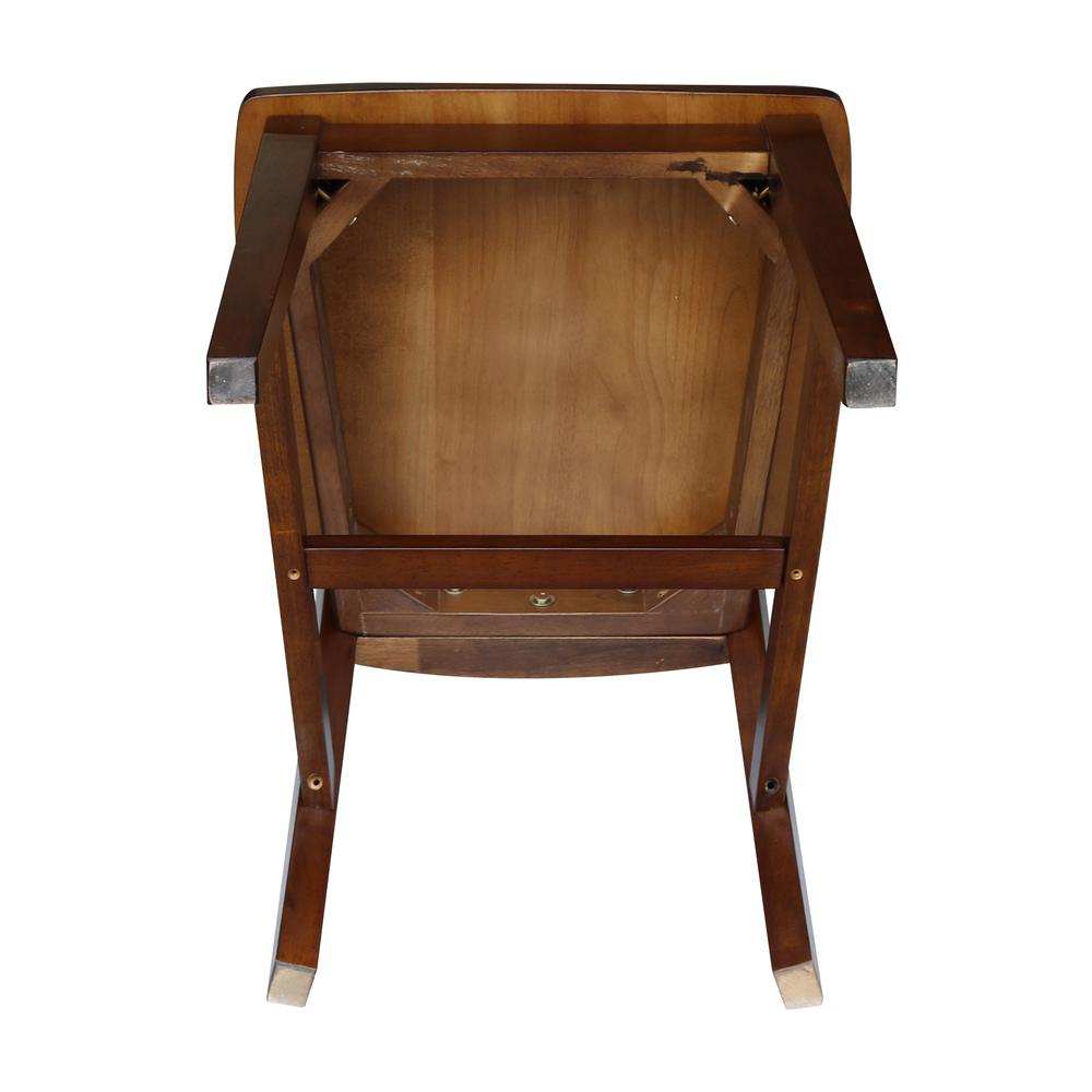 San Remo Splatback Chair, Espresso. Picture 7