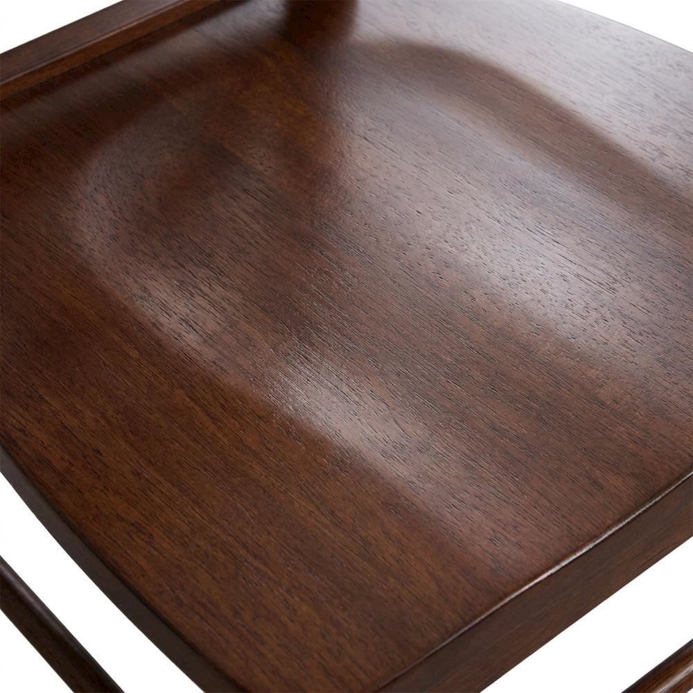 Solid Wood X-Back Dining Chair, Hardwood Side Chair for Dining Room. Picture 7