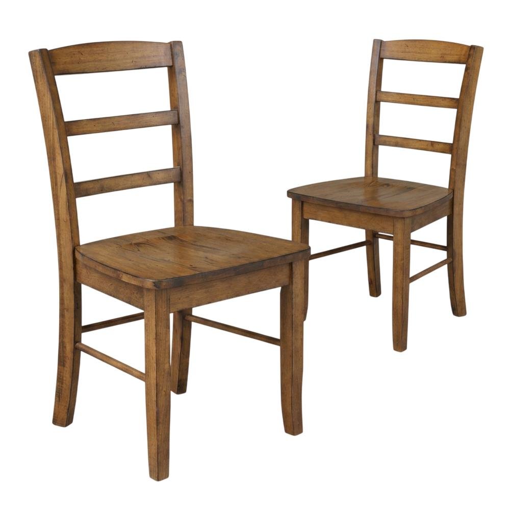 Hardwood Ladderback Dining Chairs, Wooden Kitchen and Dining Room Chairs. Picture 1
