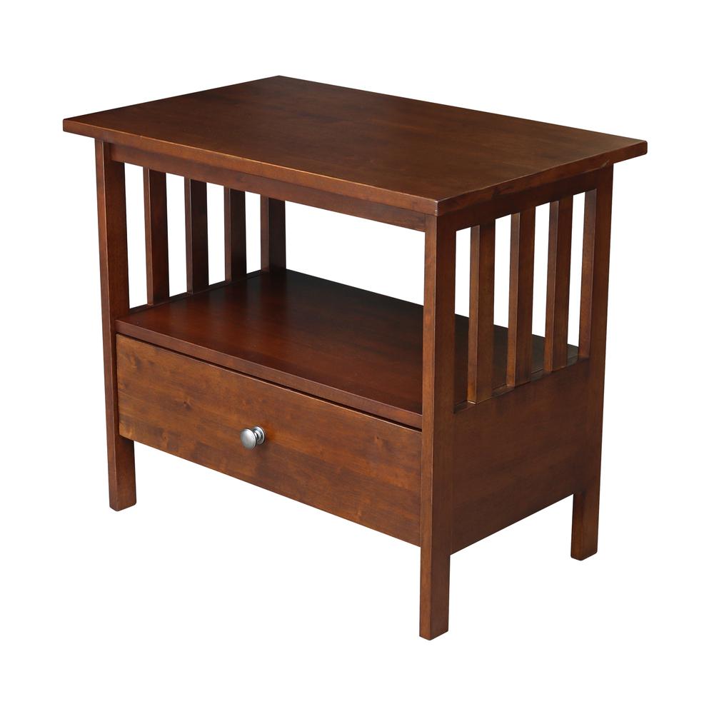 Mission Entertainment / TV Stand - 28", Espresso. Picture 1