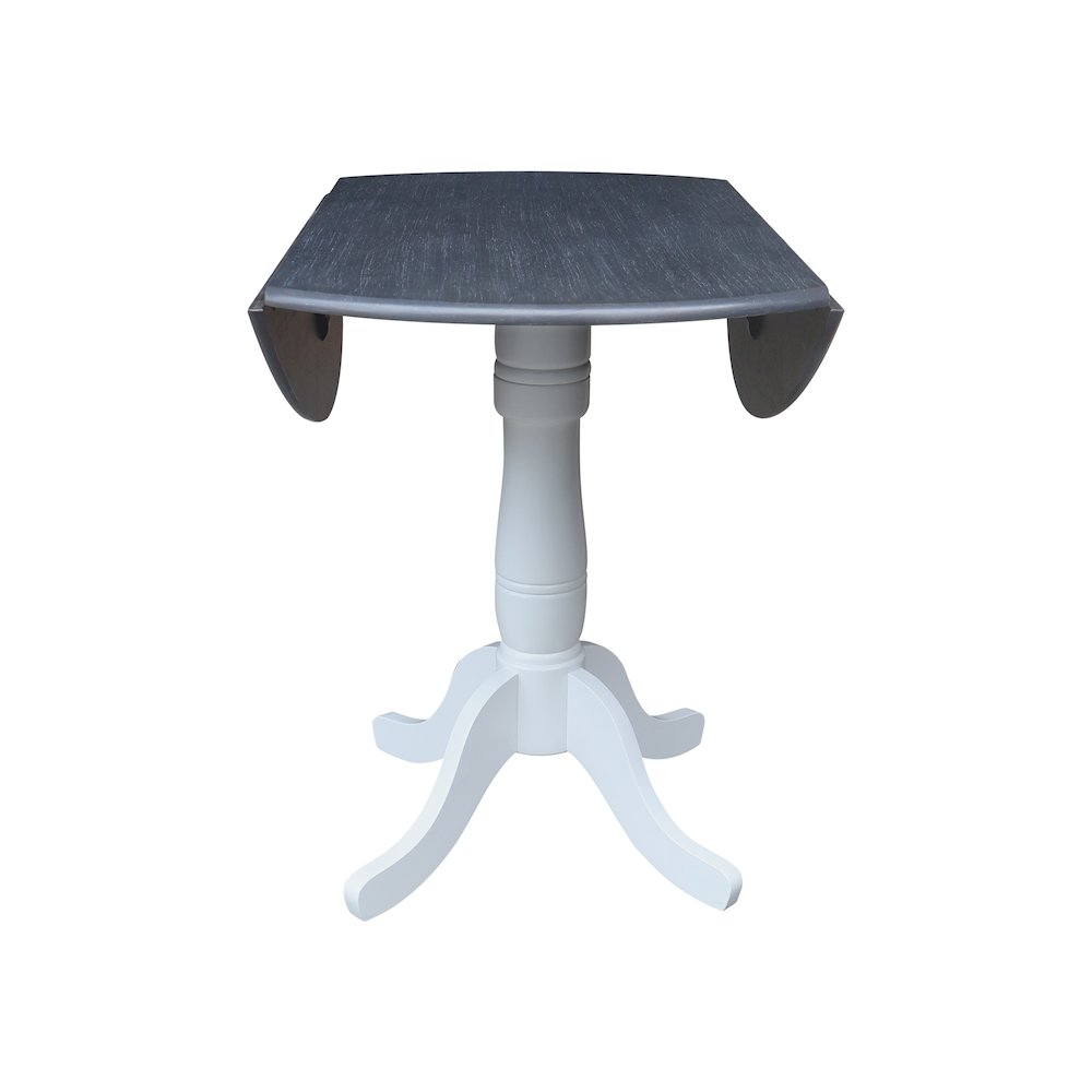 42 In Round dual drop Leaf Pedestal Table - 35.5 "H. Picture 7