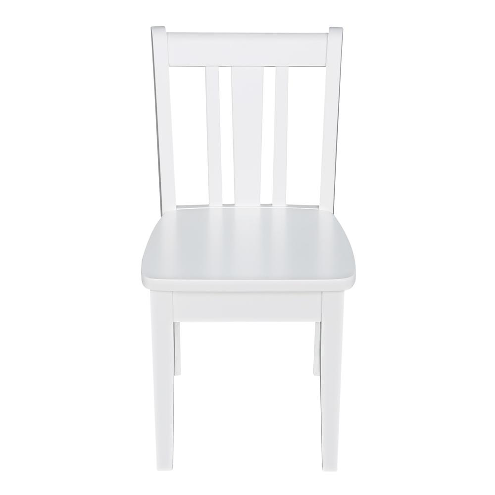Set of Two San Remo Juvenile Chairs, White. Picture 5