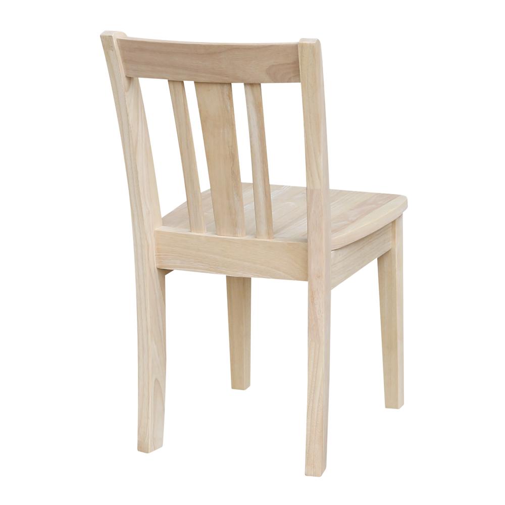 Set of Two San Remo Juvenile Chairs, Unfinished. Picture 1