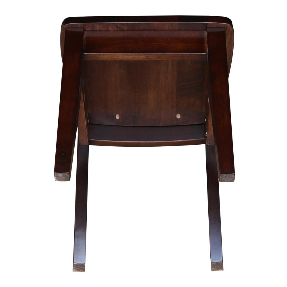 Set of Two San Remo Juvenile Chairs, Rich Mocha. Picture 8