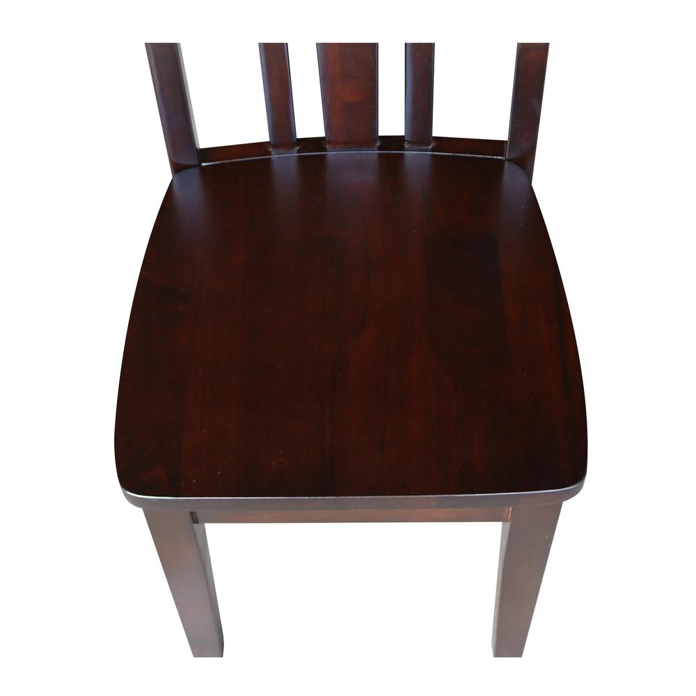 Set of Two San Remo Juvenile Chairs, Rich Mocha. Picture 9