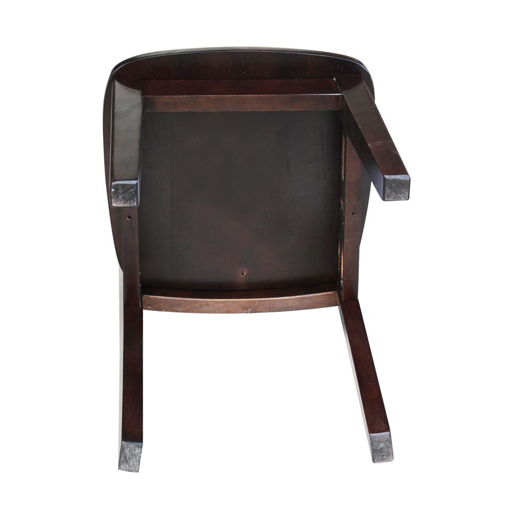 Set of Two Mission Juvenile Chairs , Rich Mocha. Picture 7