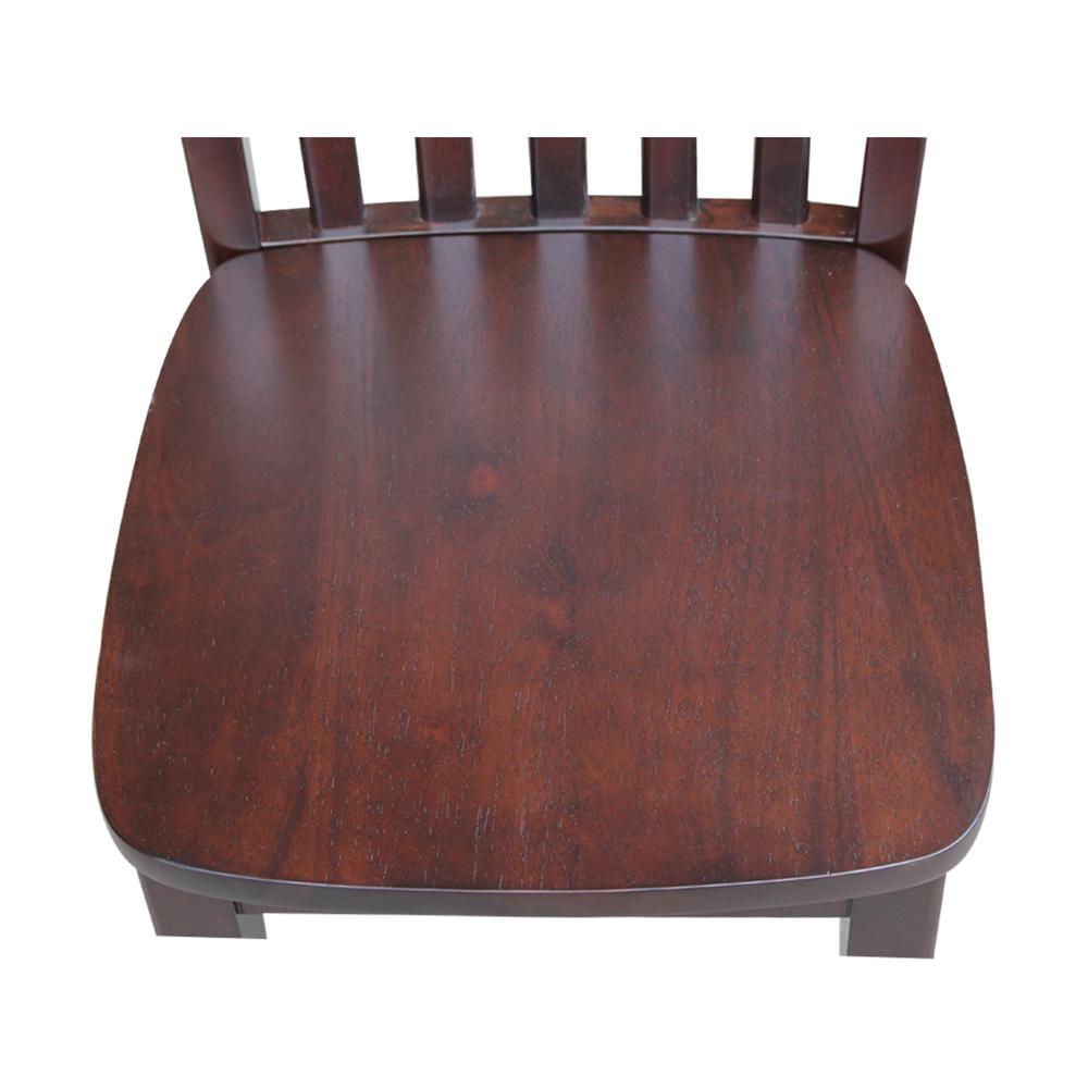 Set of Two Mission Juvenile Chairs , Rich Mocha. Picture 8