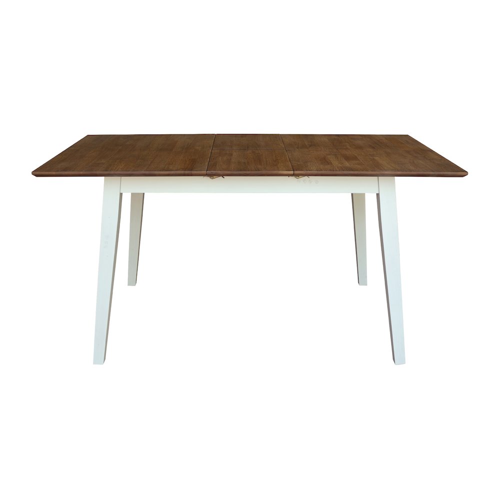 60" Butterfly Extension Dining Table, Coastal Farmhouse Dining Table. Picture 6