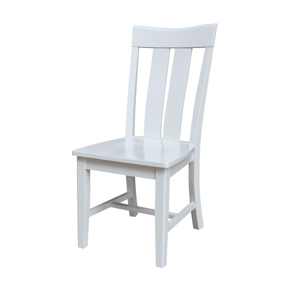 Ava Dining Chairs - Set of 2 in White. Picture 1