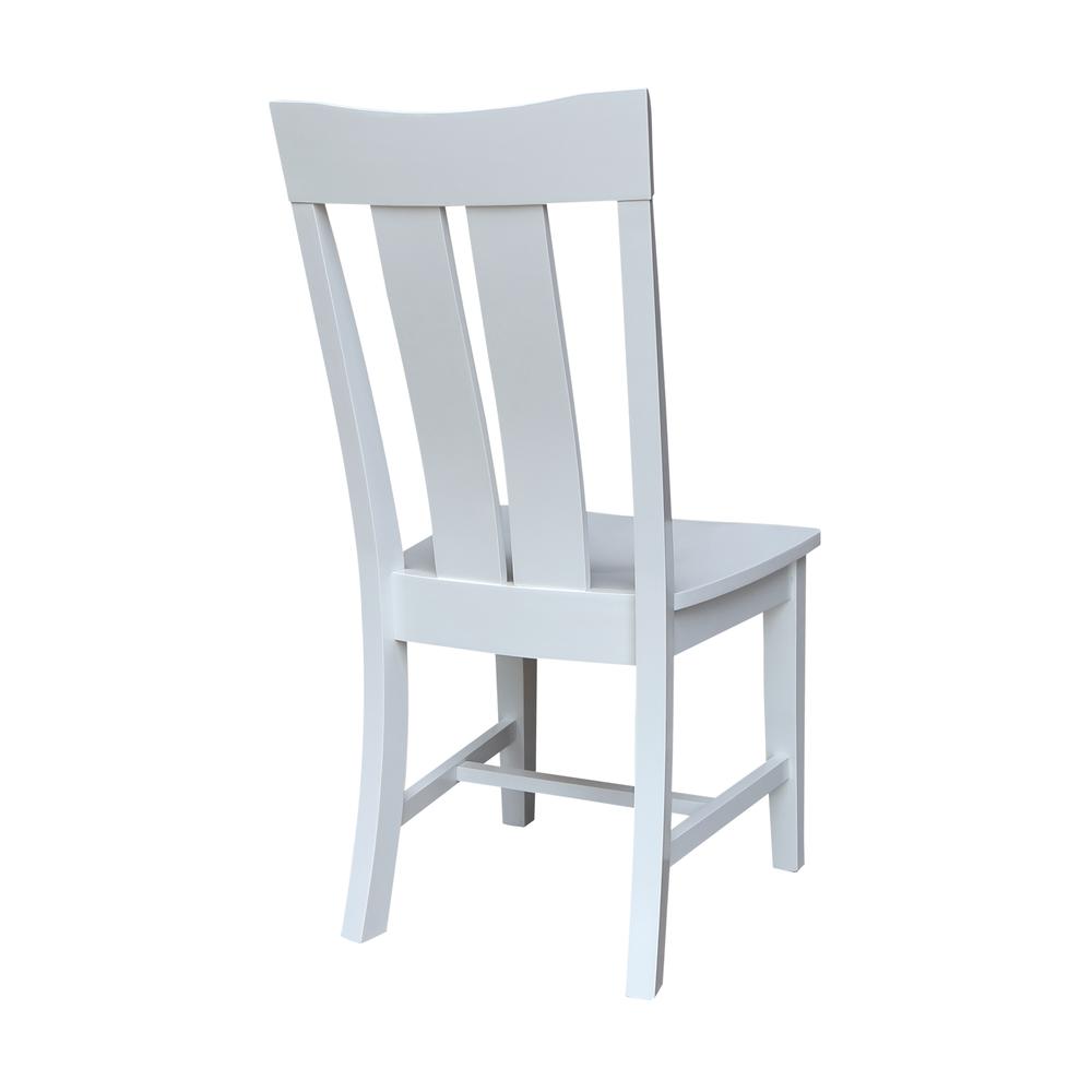 Ava Dining Chairs - Set of 2 in White. Picture 6