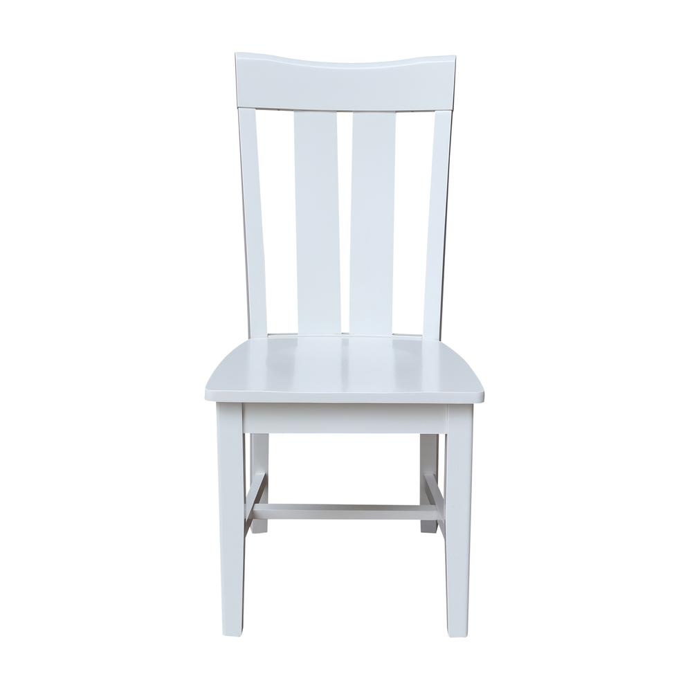 Ava Dining Chairs - Set of 2 in White. Picture 3